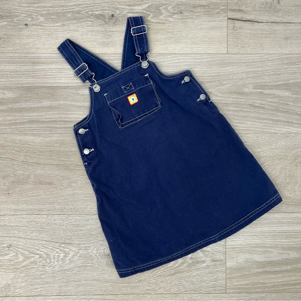 Gymboree Vintage 1998 Flower Overall Dress